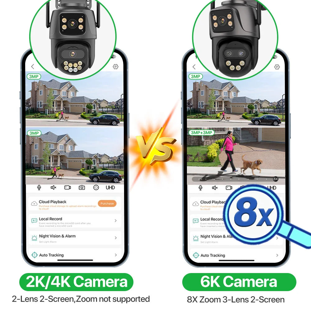 6K 9MP  Auto Tracking Surveillance Camera