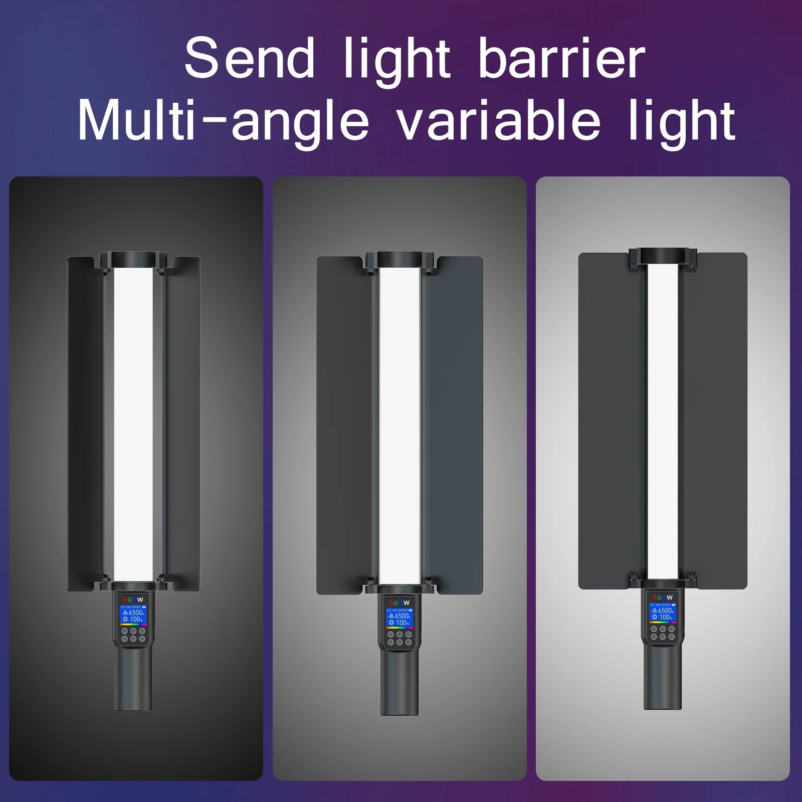 Handheld RGB LED Light Stick with Tripod