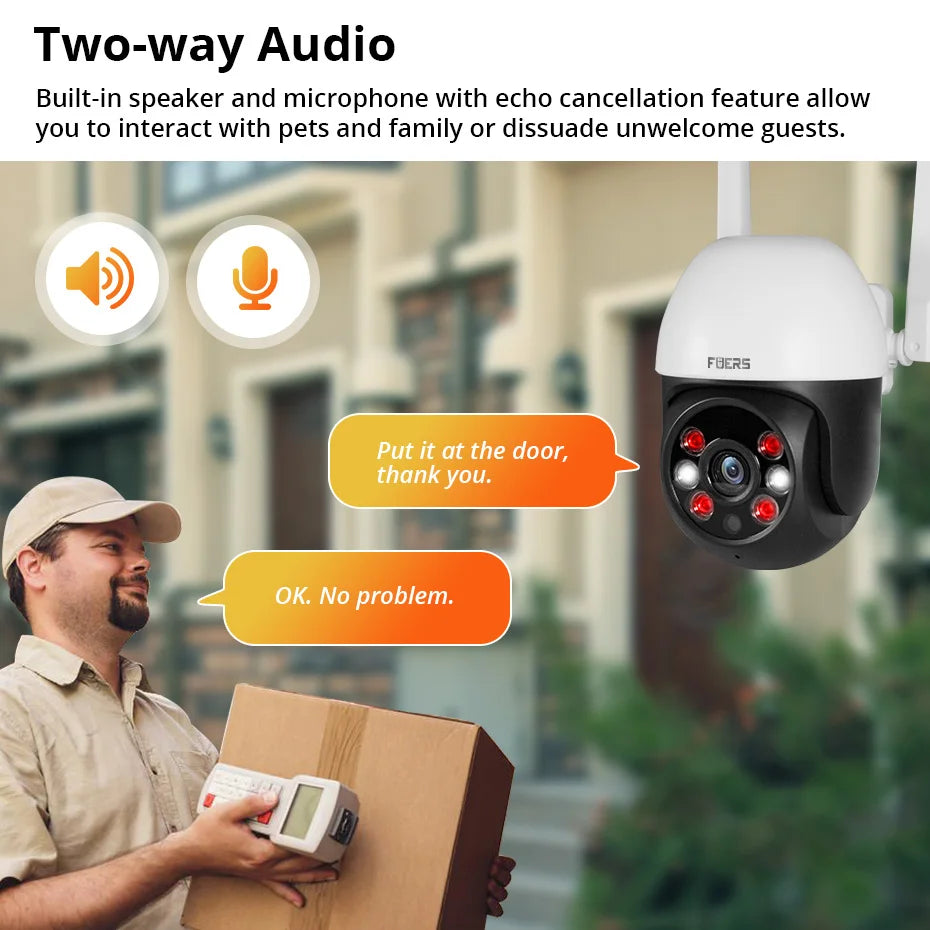 4K AI Auto-Tracking Security Camera