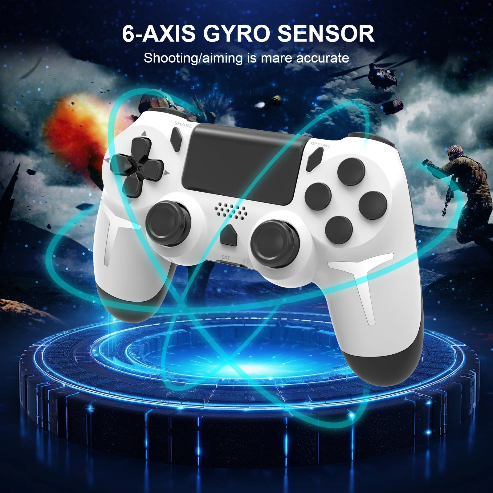 6-Axis Gyroscope Touchpad Controller