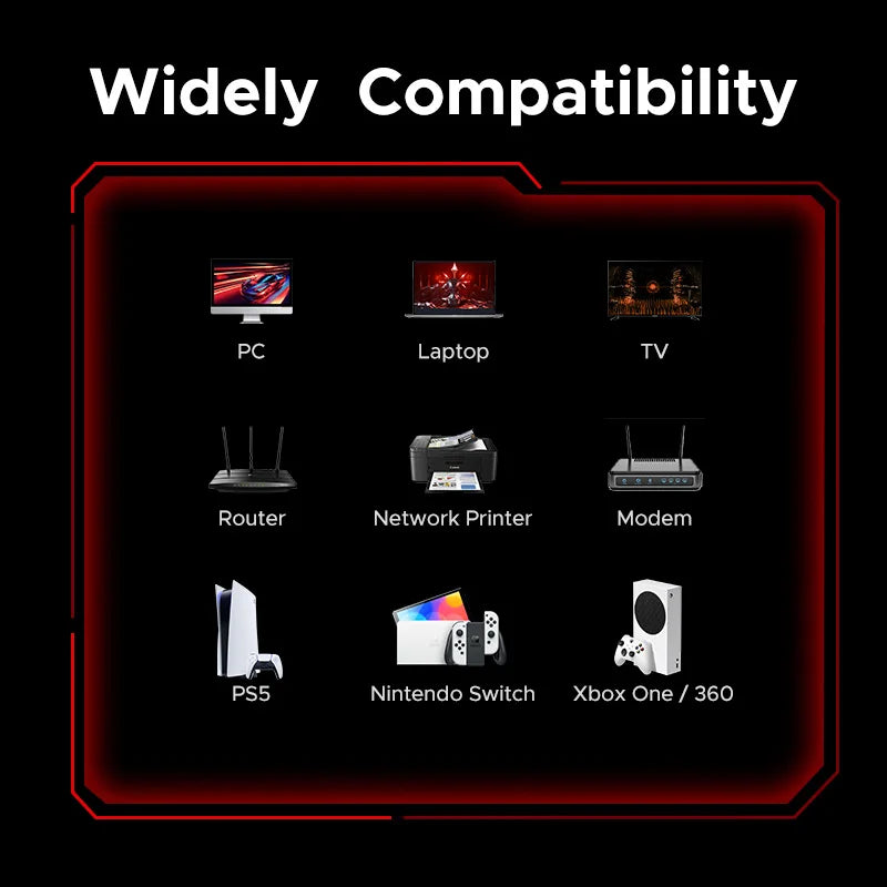 40Gbps Cat8 Network Patch Cord