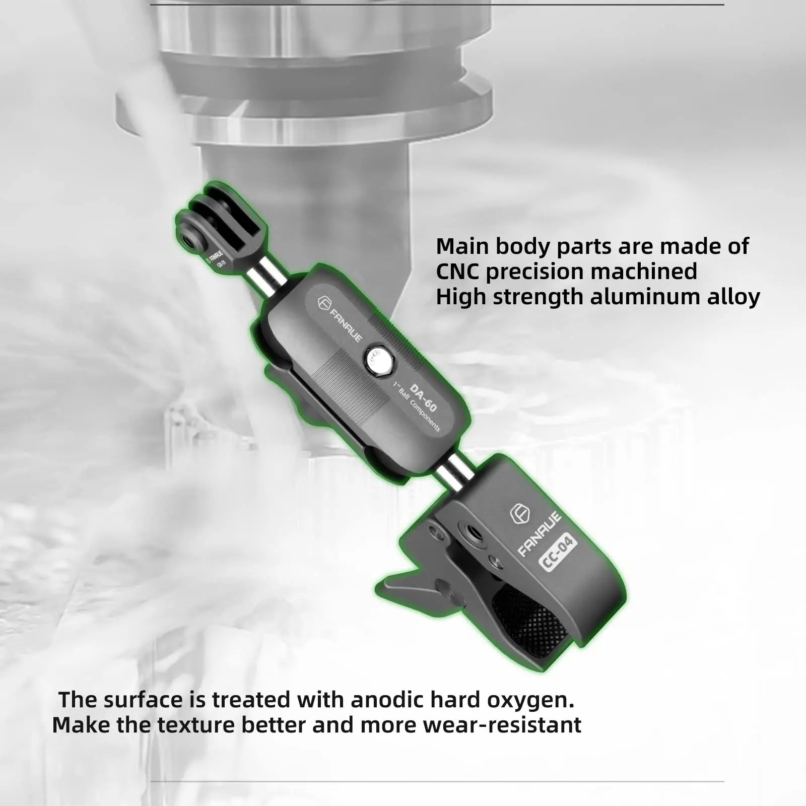 Action Camera Motorcycle Gimbal Mount