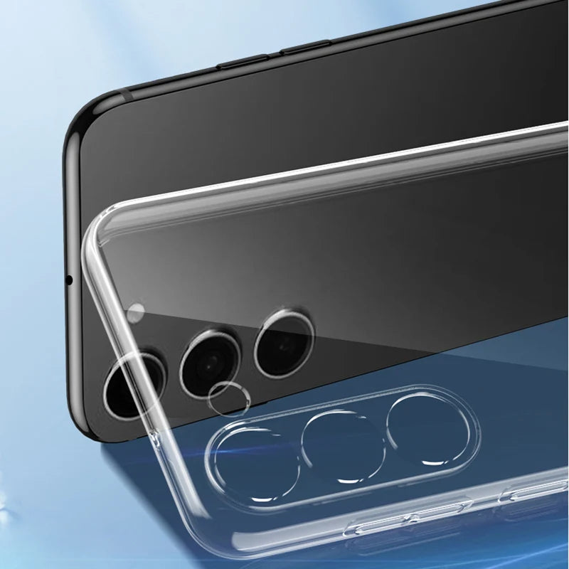 Clear Soft Silicone Case for Samsung