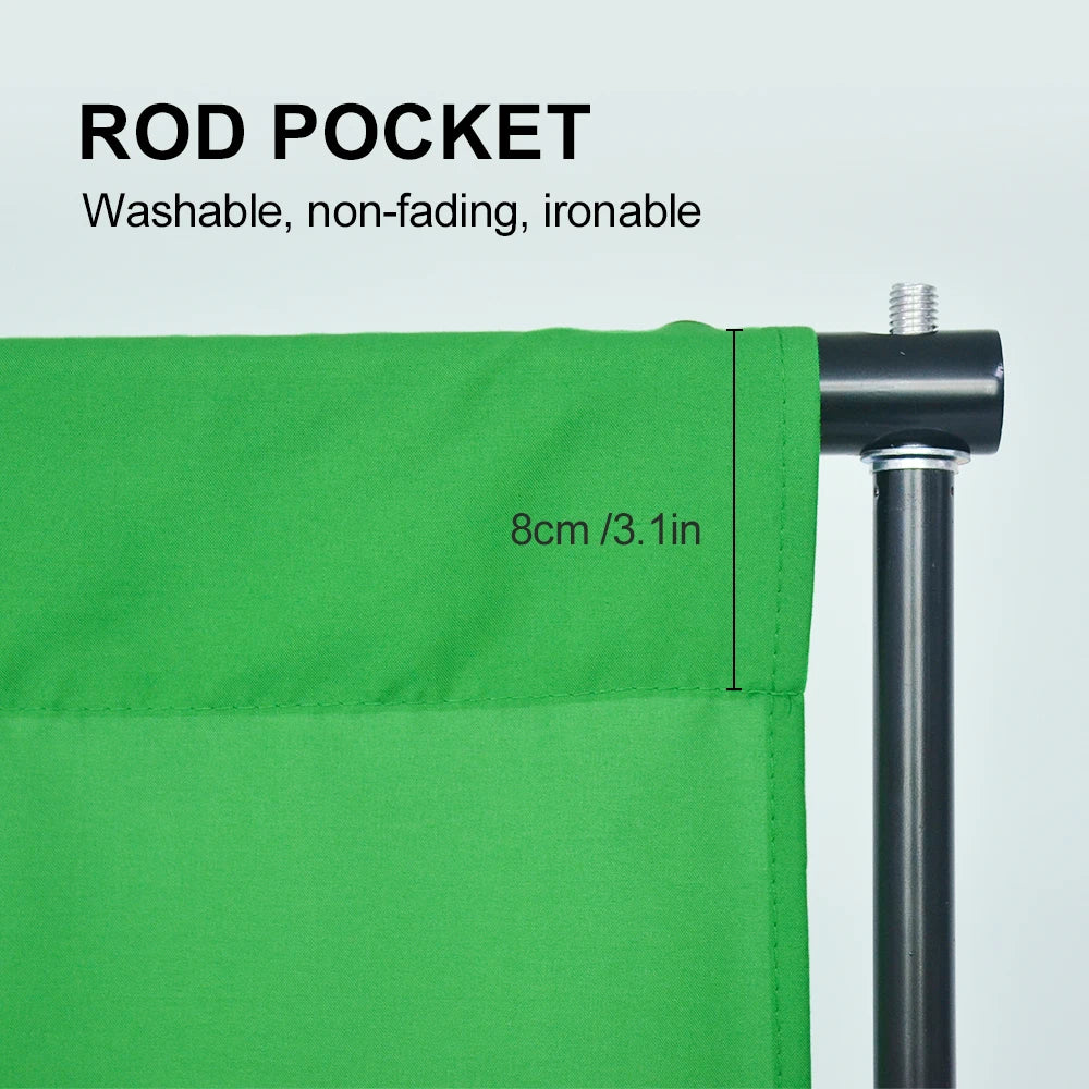 Multi-Color Chroma Key Studio Backdrop