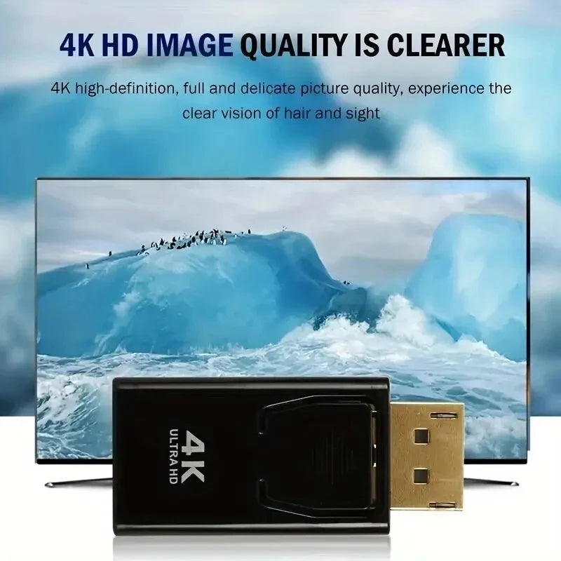 4K DisplayPort to HDMI Adapter