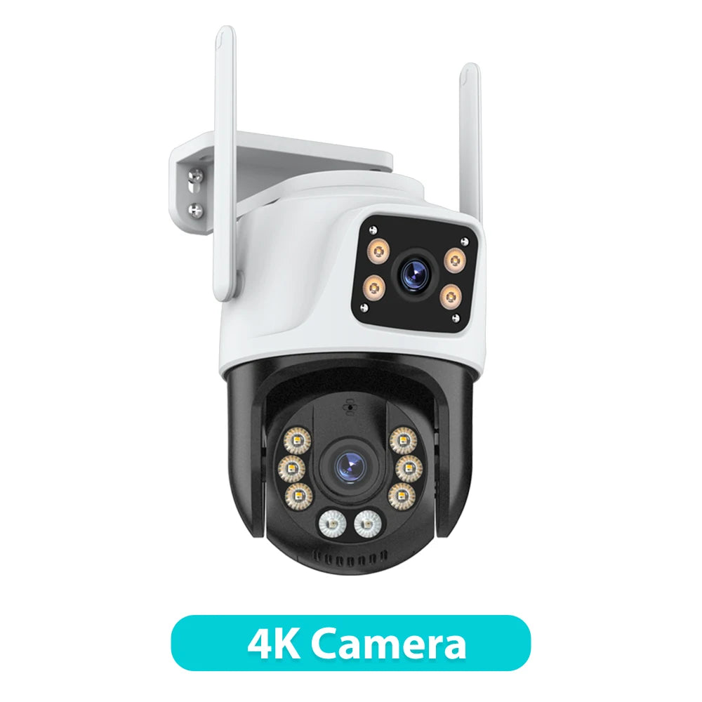 6K Three-Lens Security CCTV Camera
