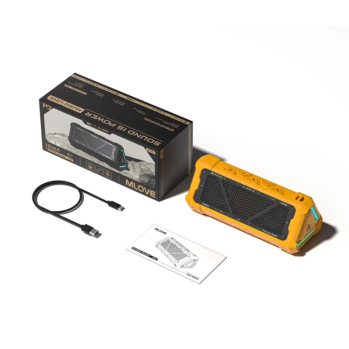 40W RGB Outdoor Bluetooth Speaker