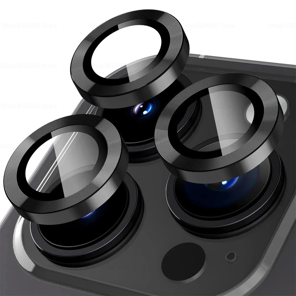 2-3Pcs Tempered Glass Camera Cover iPhone 16
