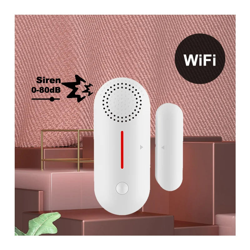 WiFi Door Window Sensor White