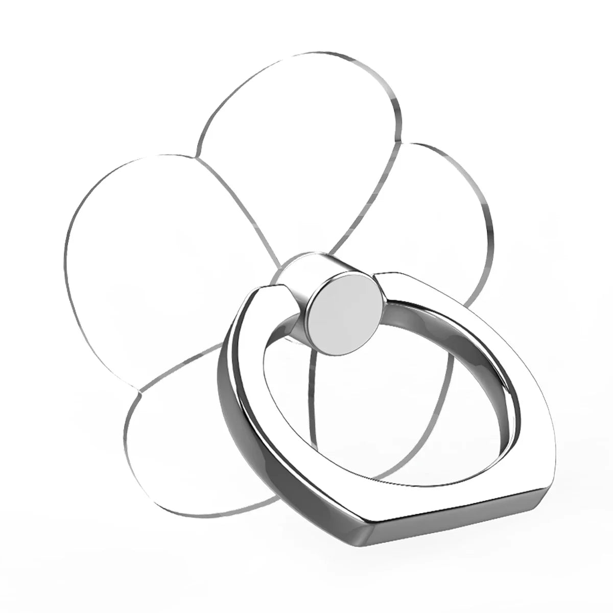 Transparent 360° Phone Ring Kickstand