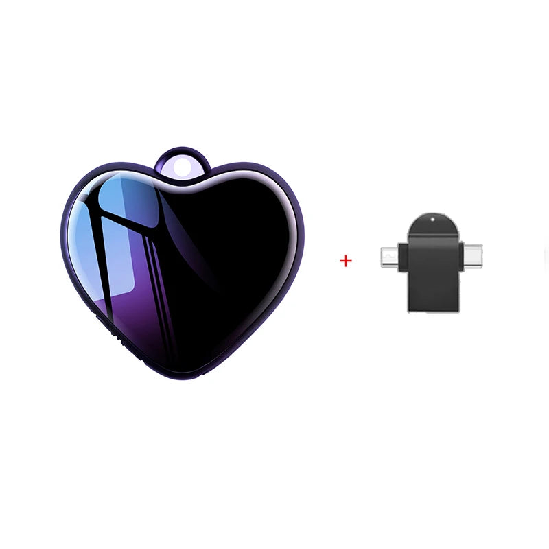 Mini Heart Voice Activated Digital Recorder
