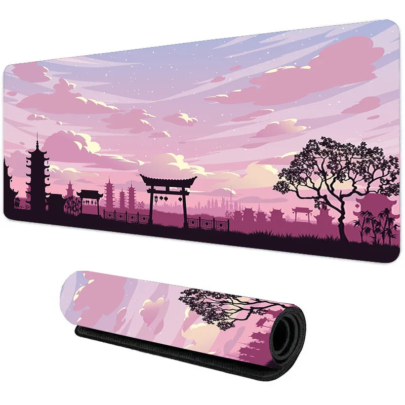 Night Moonlight Large Gaming Mousepad