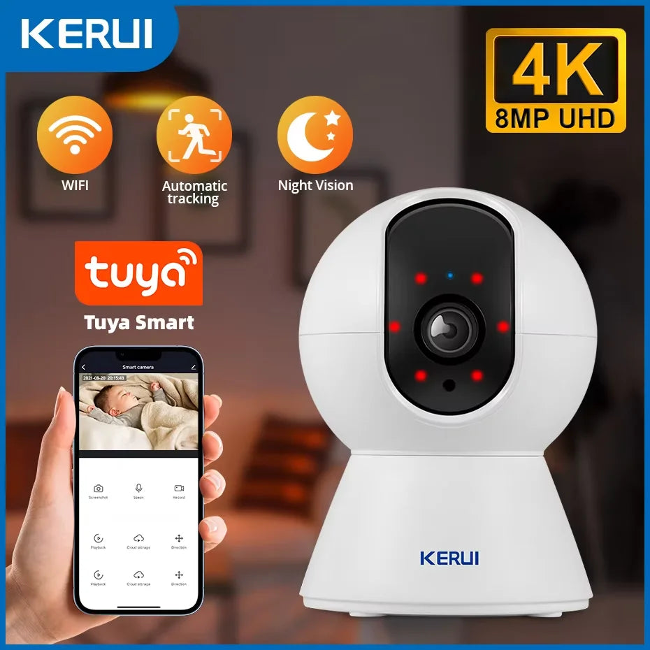 5MP 4K Mini Wi-Fi Security Camera