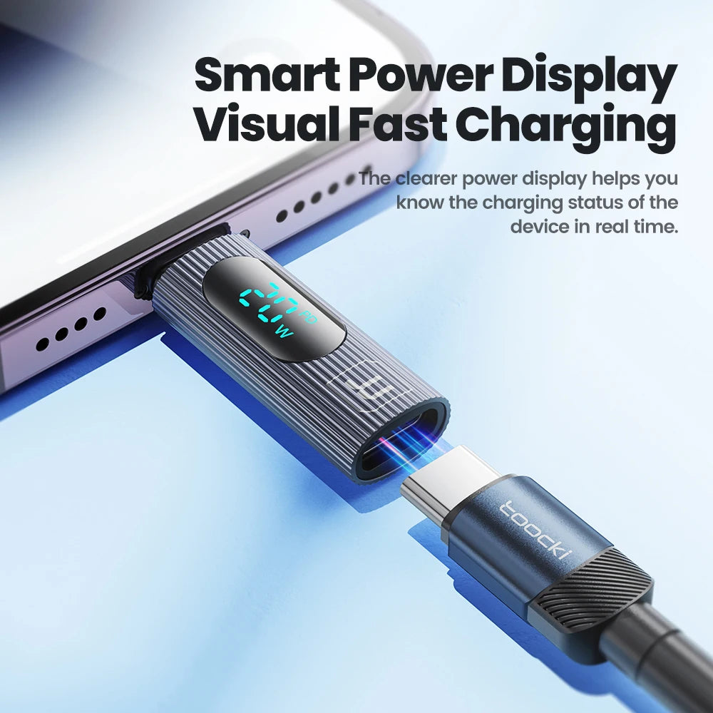 20W PD Lightning to USB C Adapter