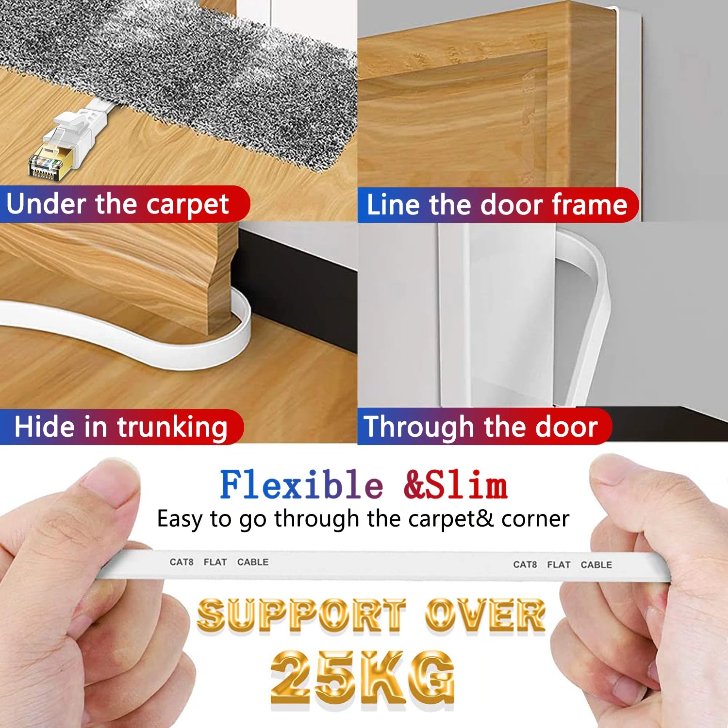 40Gbps Cat8 Ethernet Patch Cord