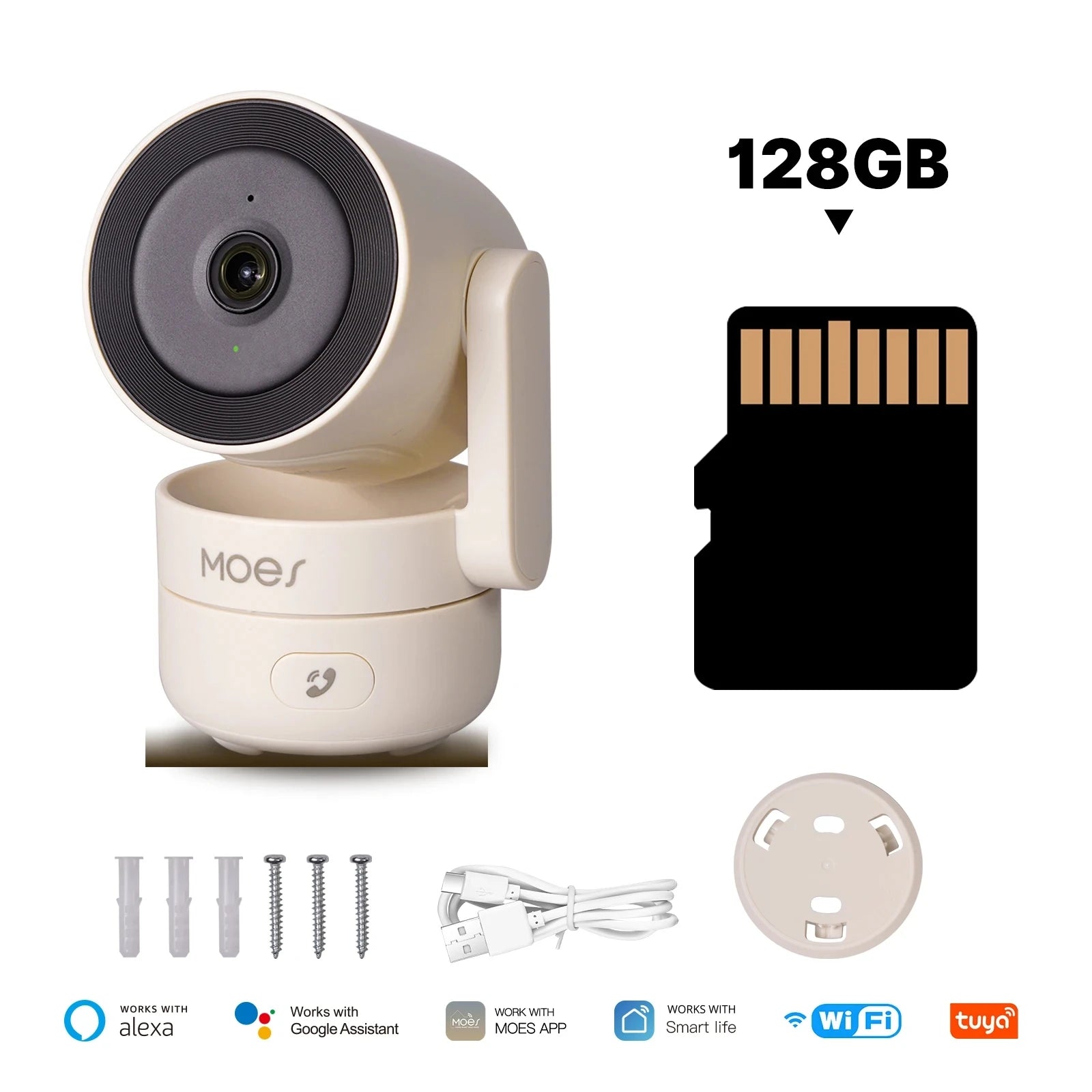 4MP Night Vision Pan/Tilt Smart Security Camera