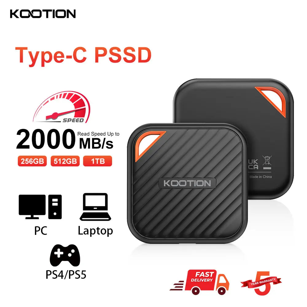 2TB USB 3.2 Gen 2 External SSD