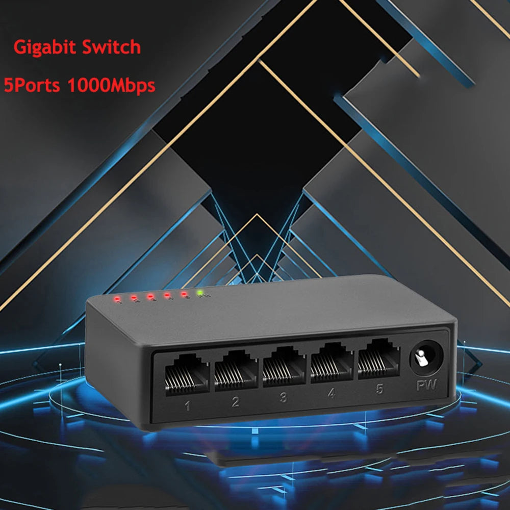 5/8-Port Gigabit Mini Ethernet Switch
