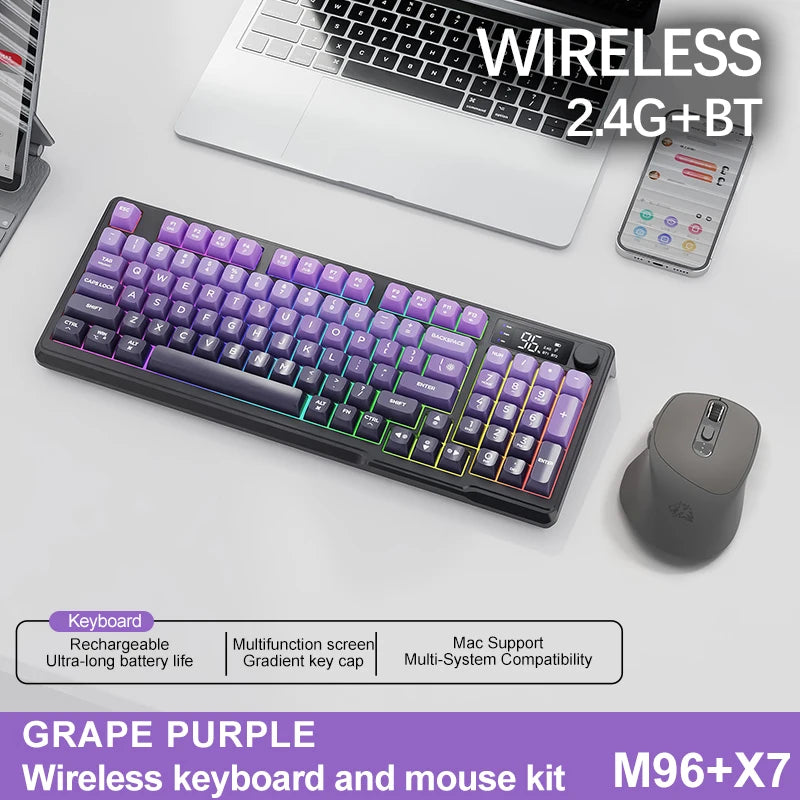 Ergonomic Multi-Device Wireless Keyboard