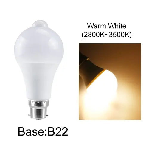 PIR Motion Sensor LED Bulb