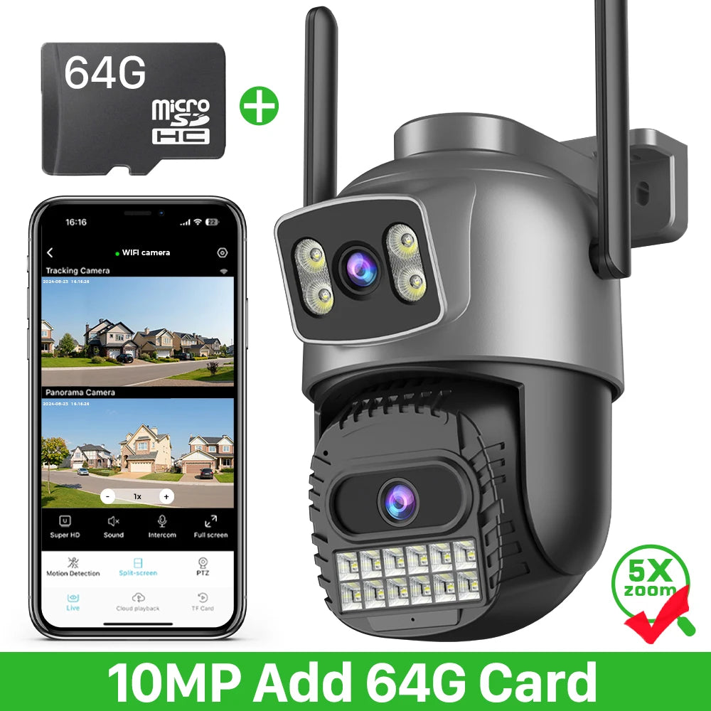 20MP 10K Multi-Lens PTZ Camera