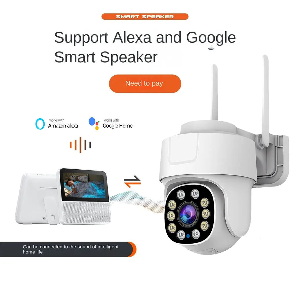 2MB10X Zoom Full-Color Surveillance Camera