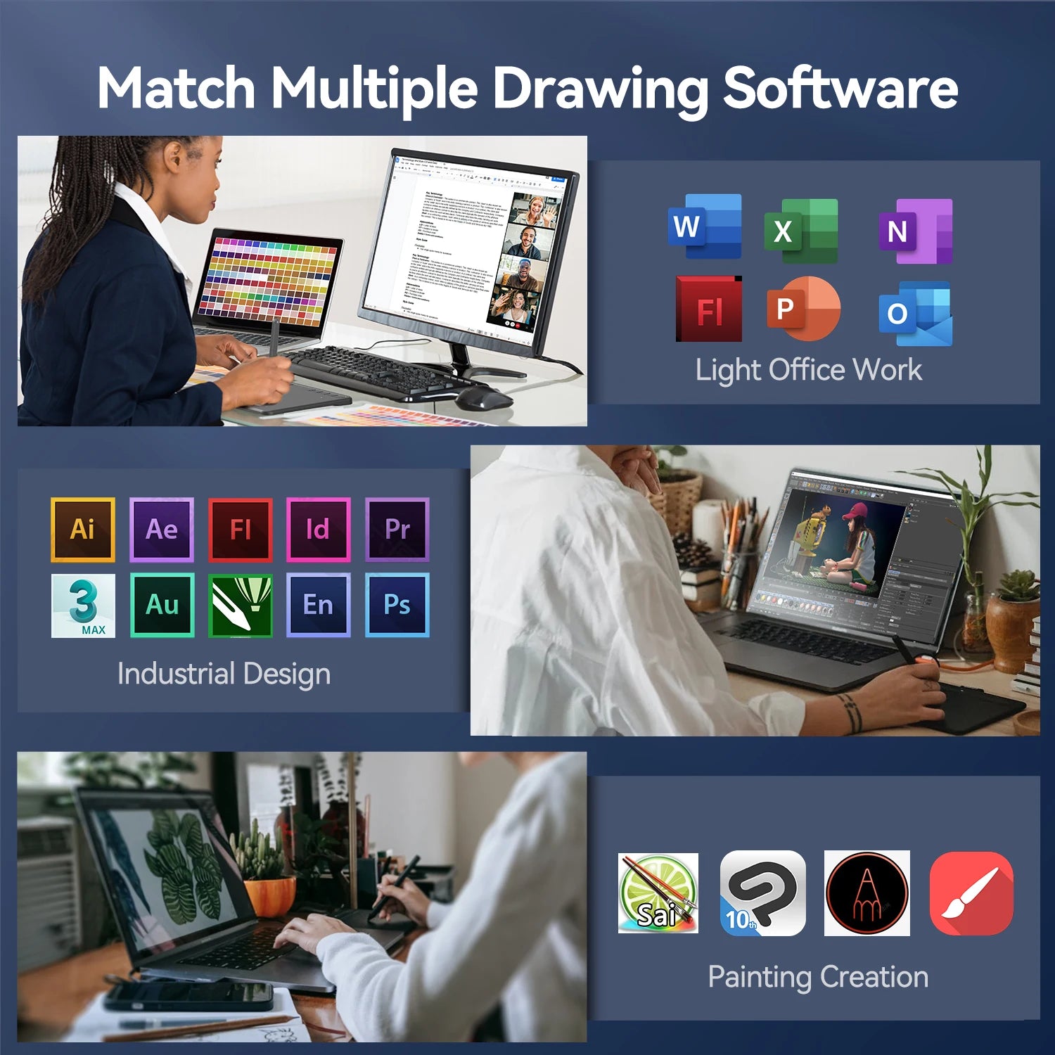 8192 Pressure Digital Drawing Pad