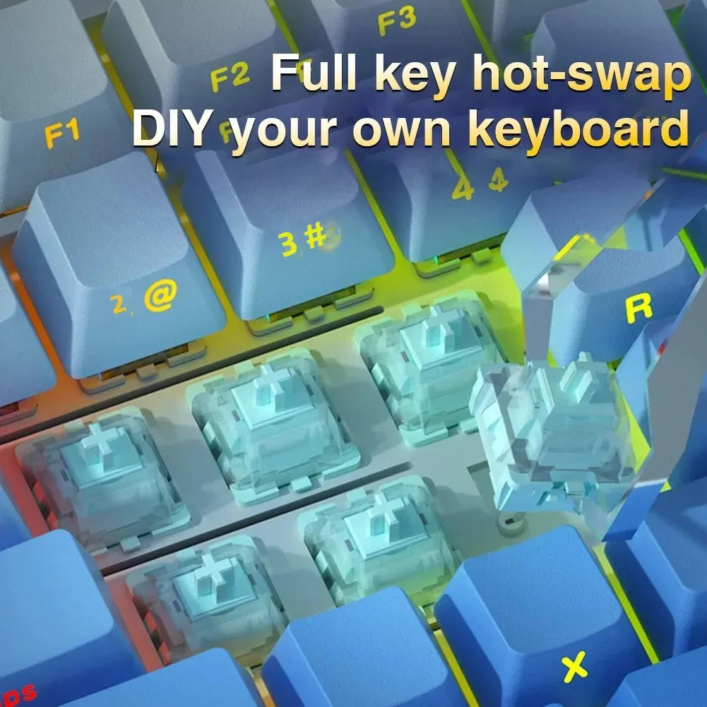 Full-Size Hot-Swappable Gaming Keyboard