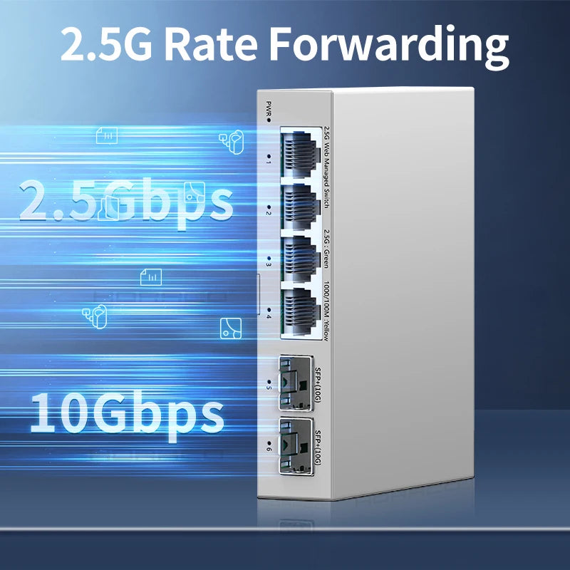 4-Port 2.5GbE Smart Managed Switch