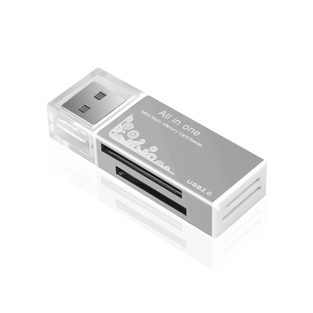 4 Port USB 2.0 Memory Card Reader