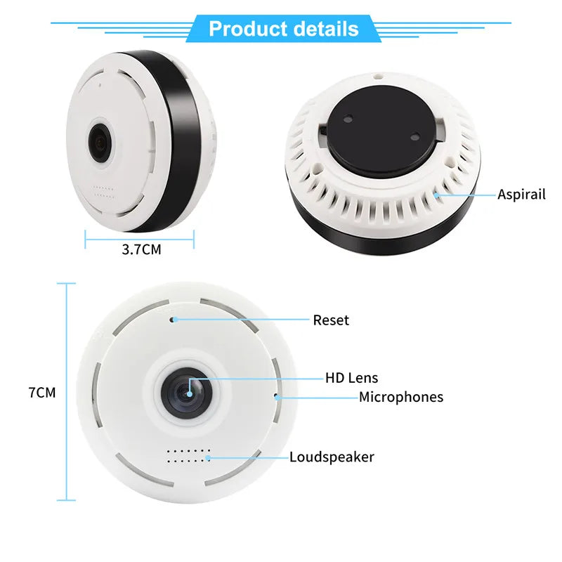 360 Panoramic WIFI Spy Camera