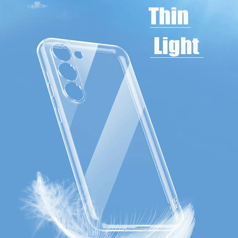 Clear Soft Silicone Case for Samsung