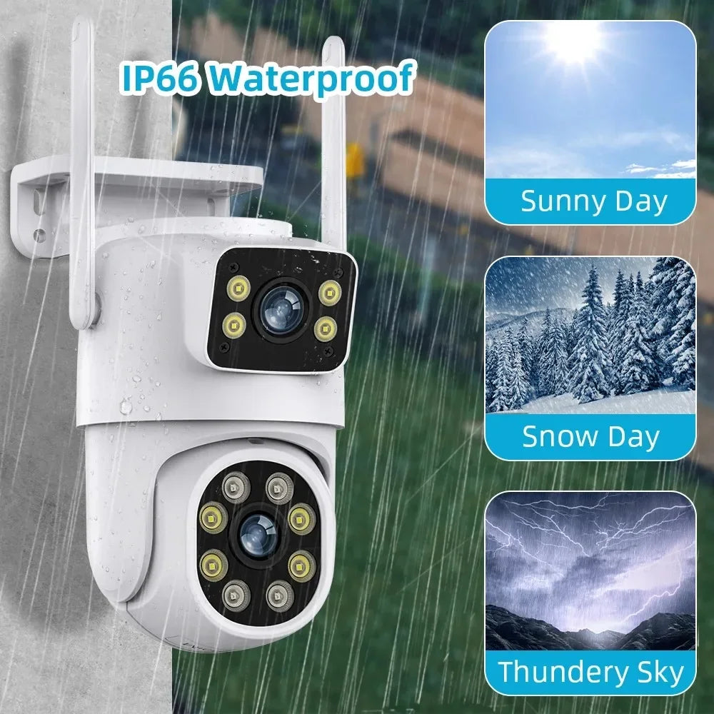 4K 8MP Dual Lens WIFI Camera