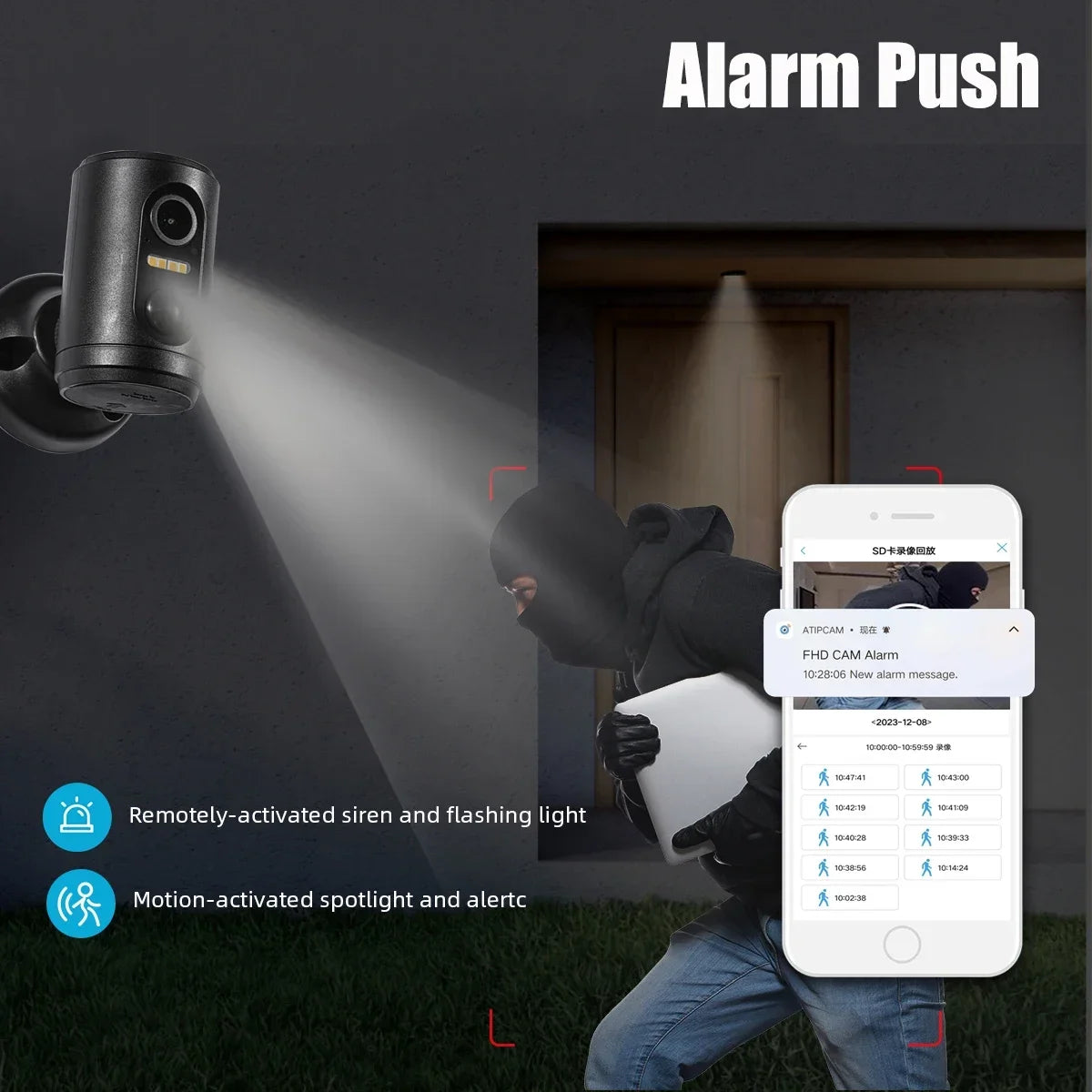 2MP Wireless Battery-Powered Spy Camera