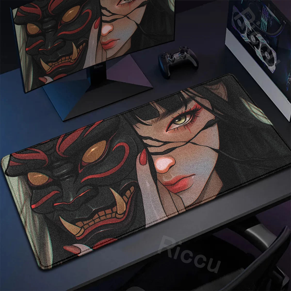 Large 40x90cm Japan-Themed Mousepad