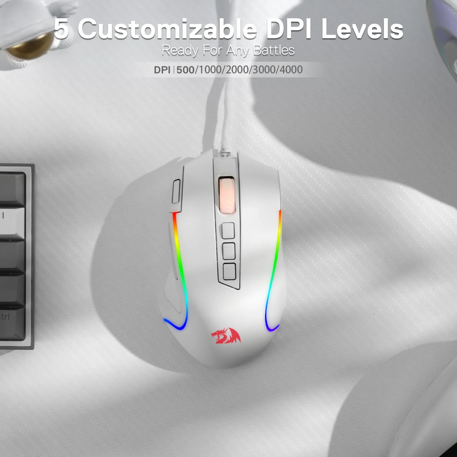 Wired 8000 DPI Programmable Mouse