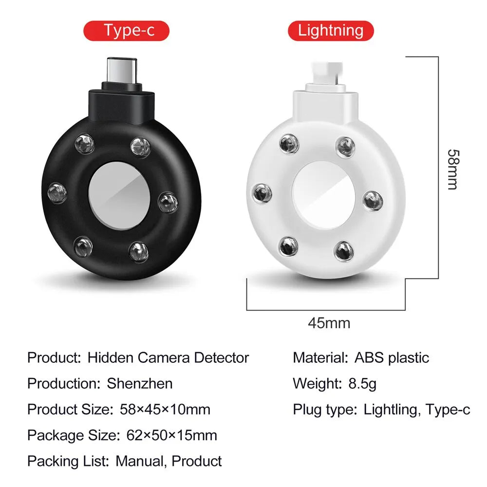 Portable Mini USB Anti-Surveillance Detector