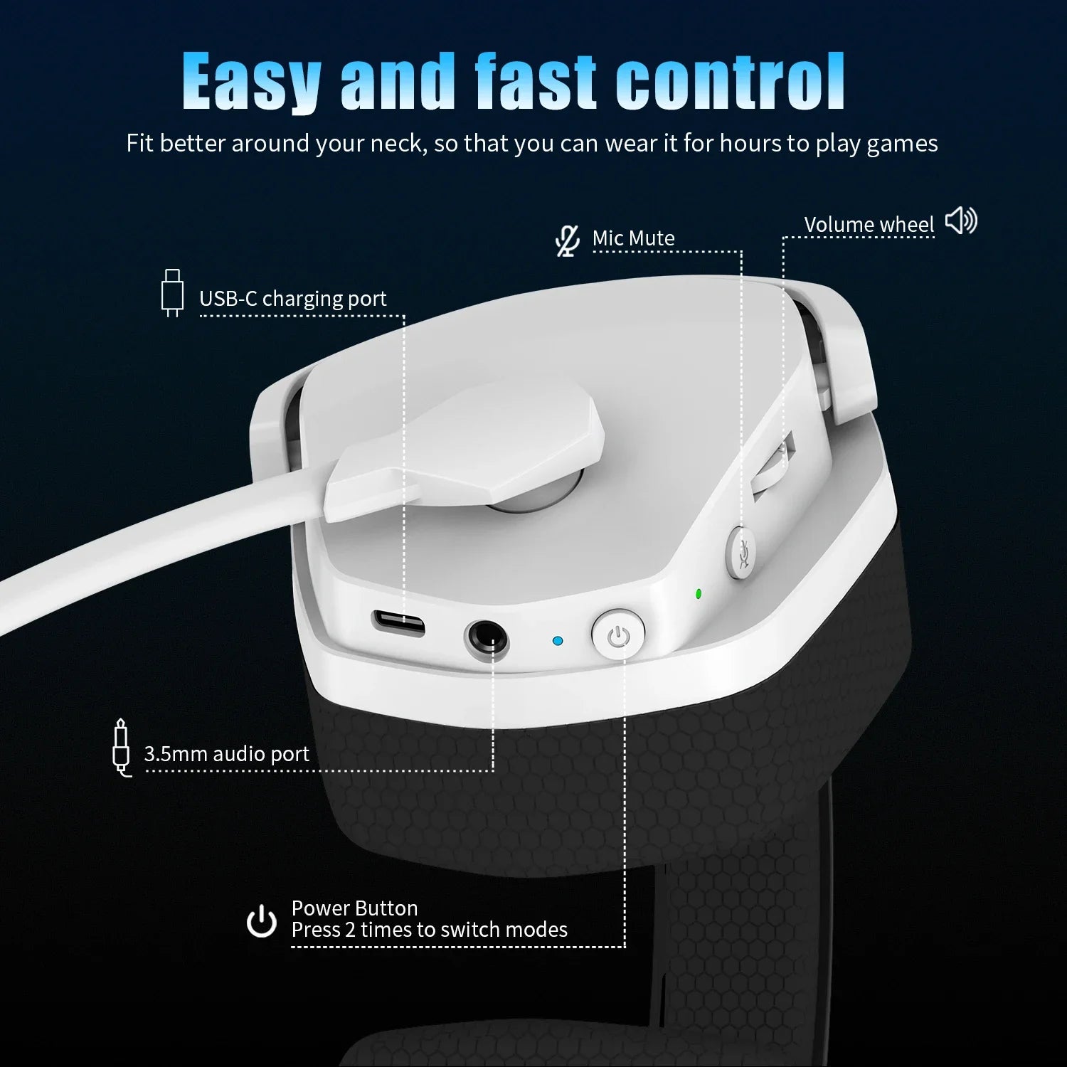 2.4GHz Bluetooth Noise-Canceling Headphones