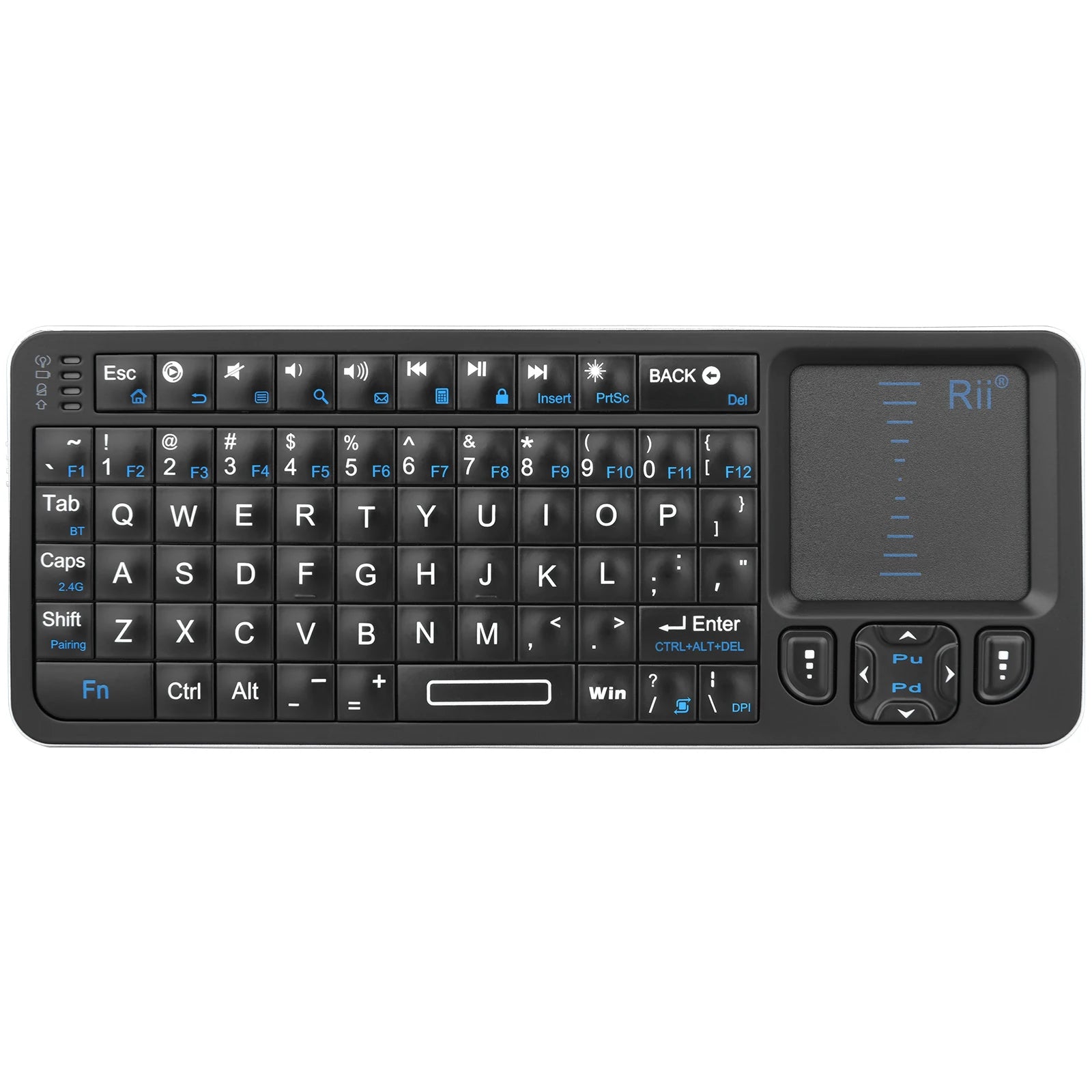 Backlit Mini Bluetooth Keyboard 2.4GHz