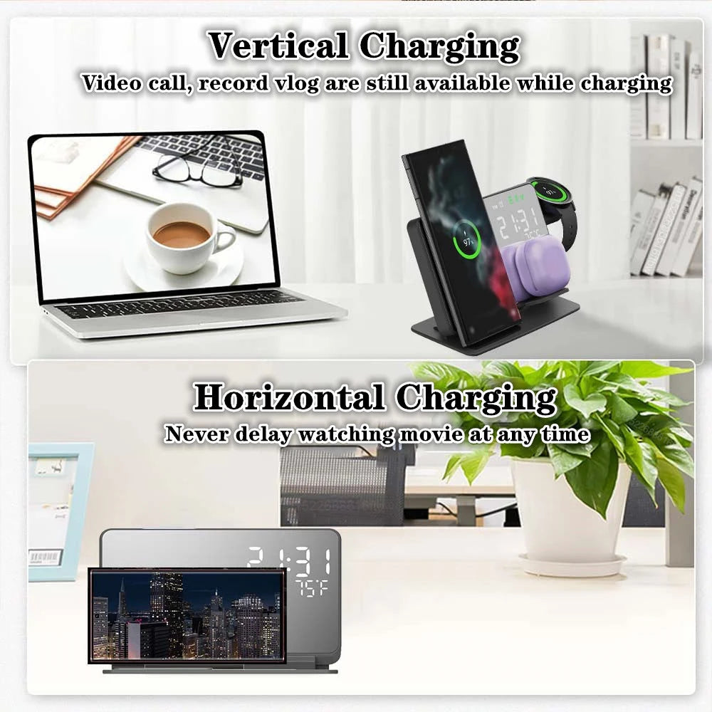 3-in-1 Wireless Charging Station Stand