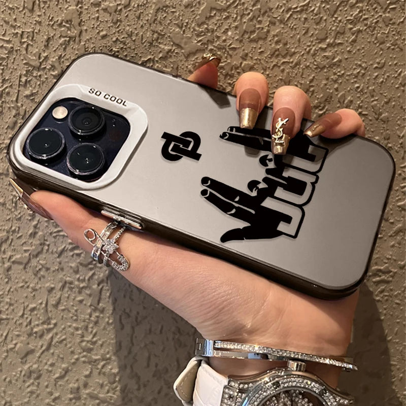 Shockproof Plating Matte Cover Case for iPhone 16