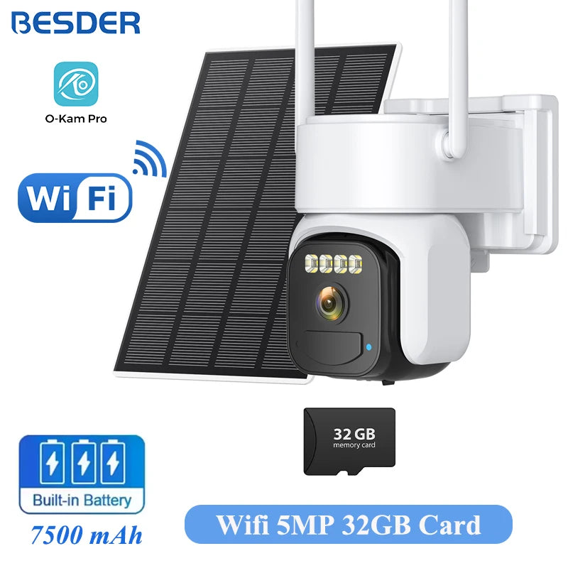 5MP Solar 4G PIR Security Camera