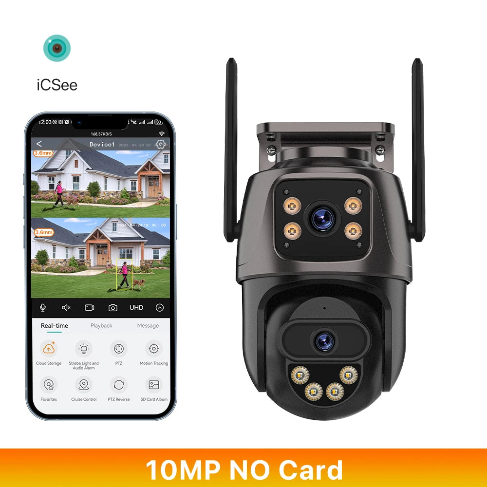 15MP Triple Lens WiFi Camera