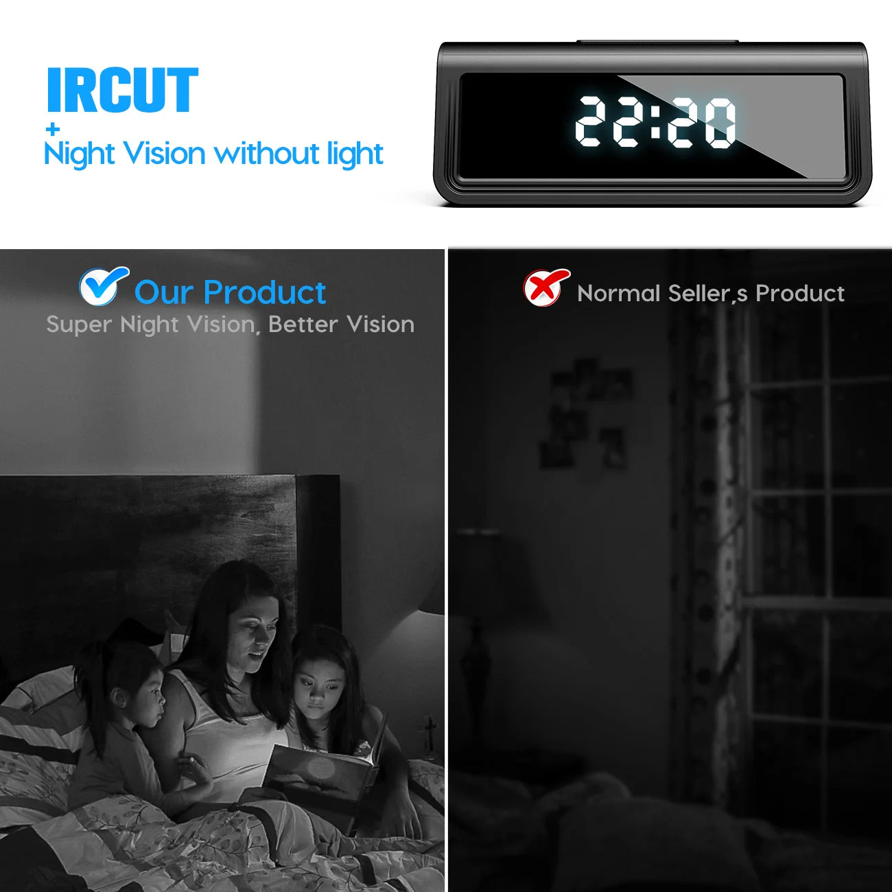 4K Clock Spy Camera