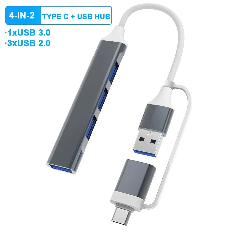 8-in-2 USB-C Docking Station Hub
