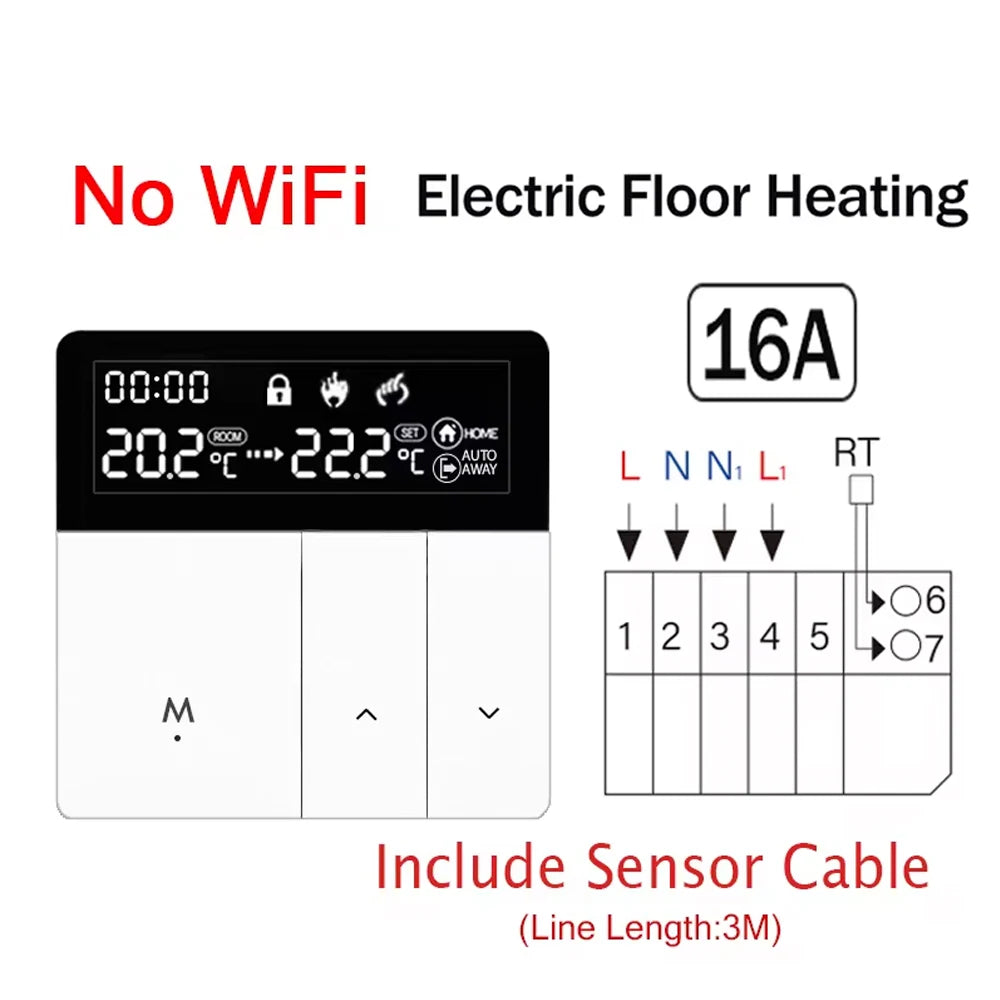 WiFi Smart Floor Heating  Electric Thermostat