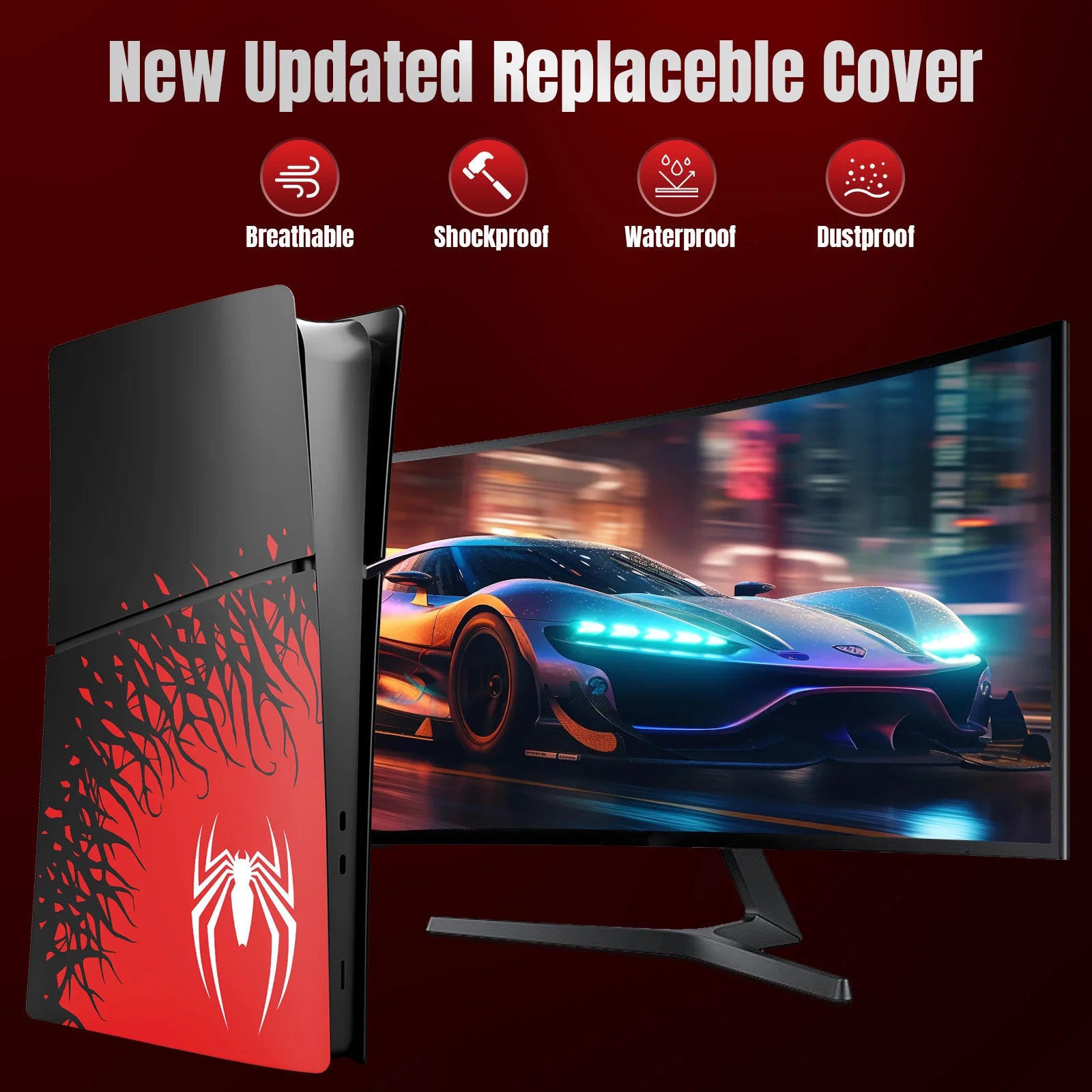 PS5 Slim Anti-Scratch Protective Cover