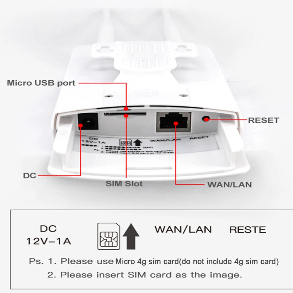 300Mbps Waterproof Outdoor 4G Router