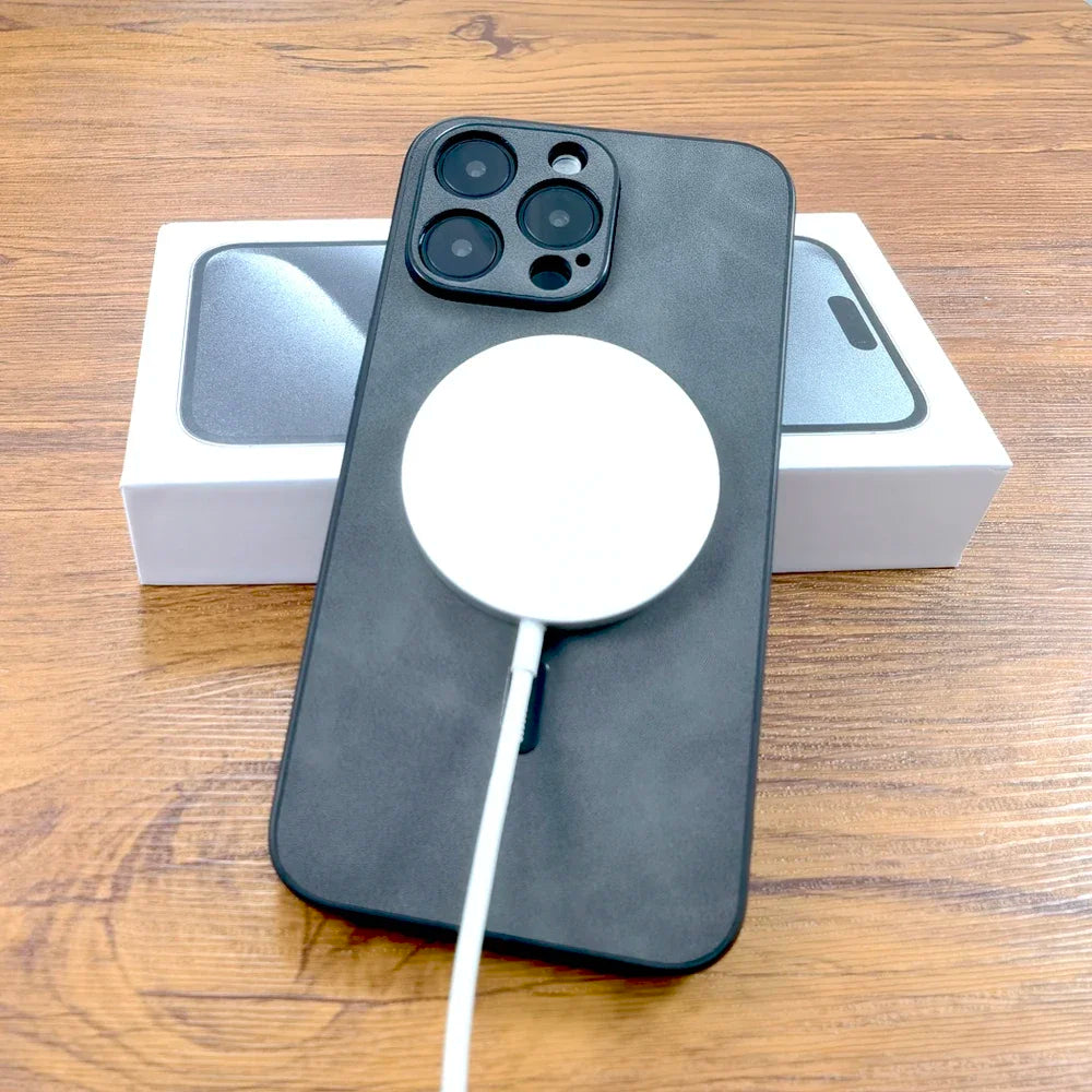 Luxury Leather Case For iPhone 16