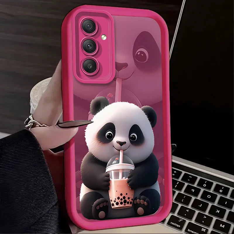 Drink Tea Milk Panda Case for Samsung Galaxy
